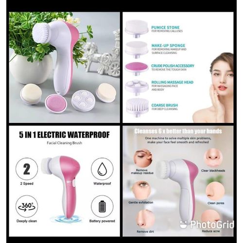 5 In 1 Beauty Care Brush Massager Scrub