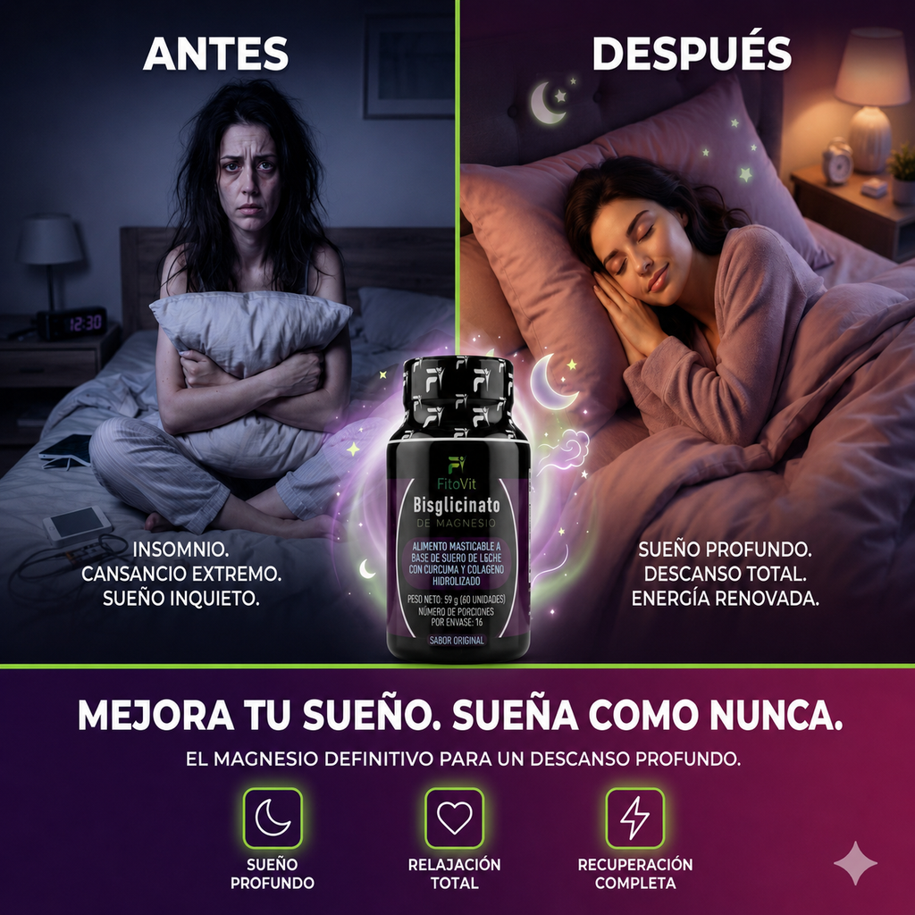 Bisglicinato de Magnesio: Es Hora de Darle a Tu Cuerpo El Equilibrio Que Necesita (Descuento por la compra de más de una unidad)💰