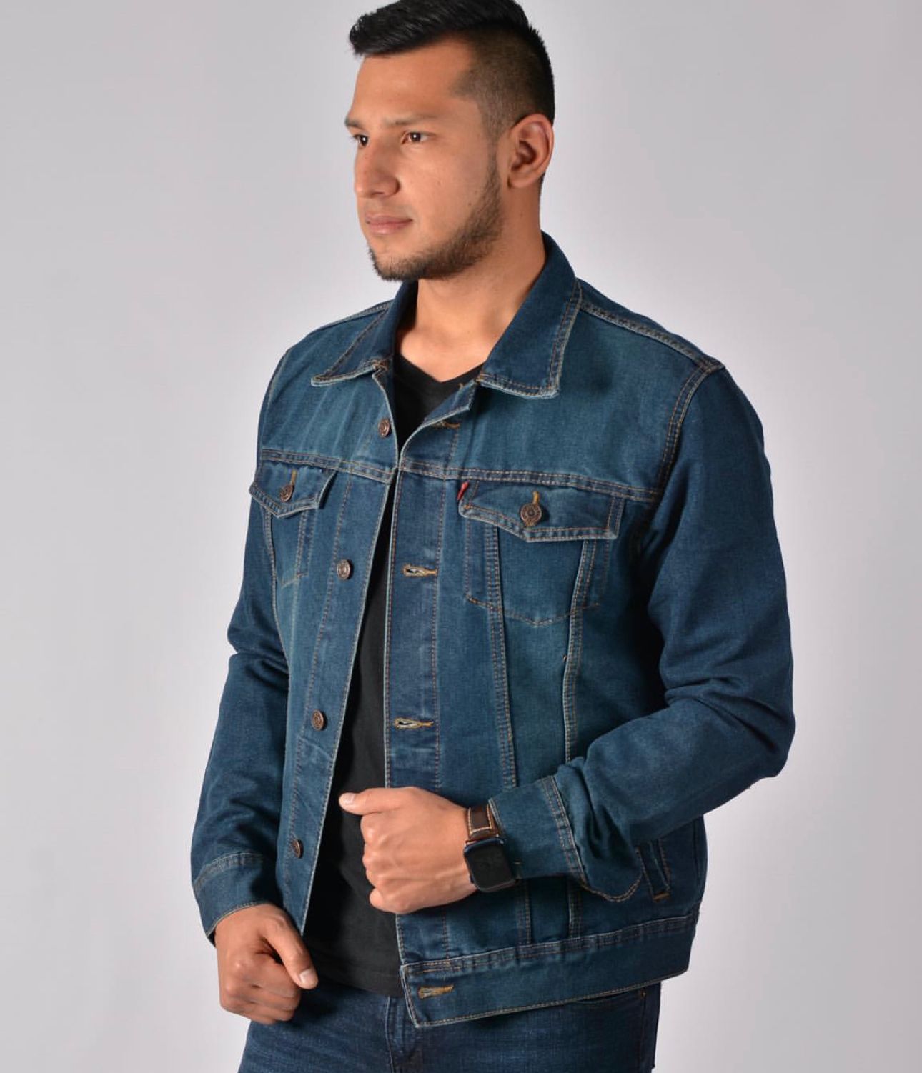 Chaqueta En Jean Para Caballero T18