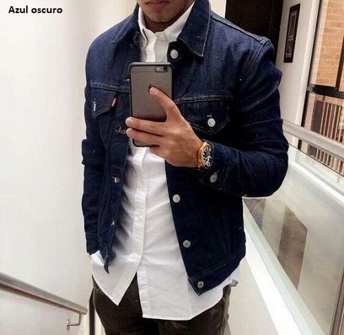Chaqueta En Jean Para Caballero T18